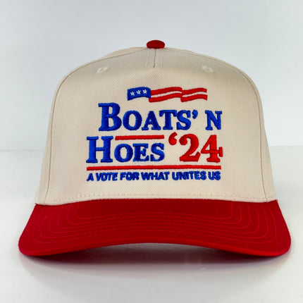 BOATS N HOES 24 HAT Custom Embroidered￼