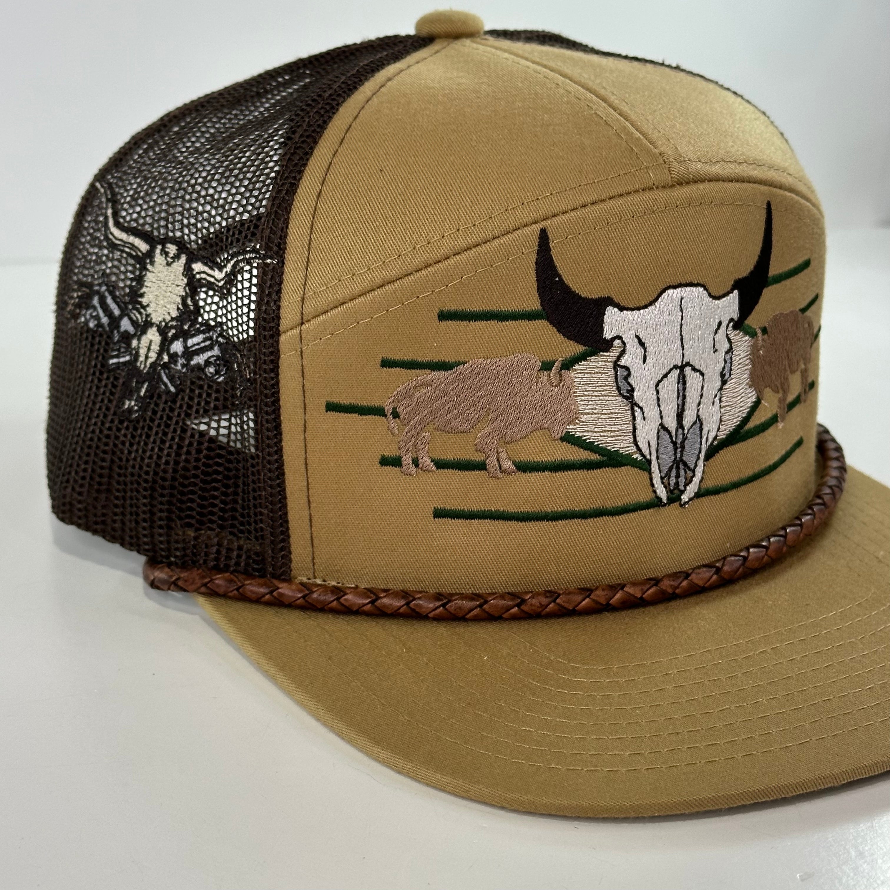 skull cowboy hat' Snapback Cap