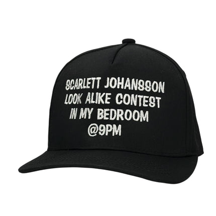 Scarlett Johansson Look Alike Contest Hat Custom Embroidered