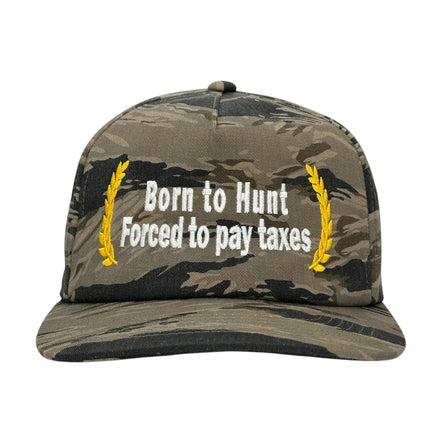 Born to Hunt Forced to Pay Taxes Hat Custom Embroidered