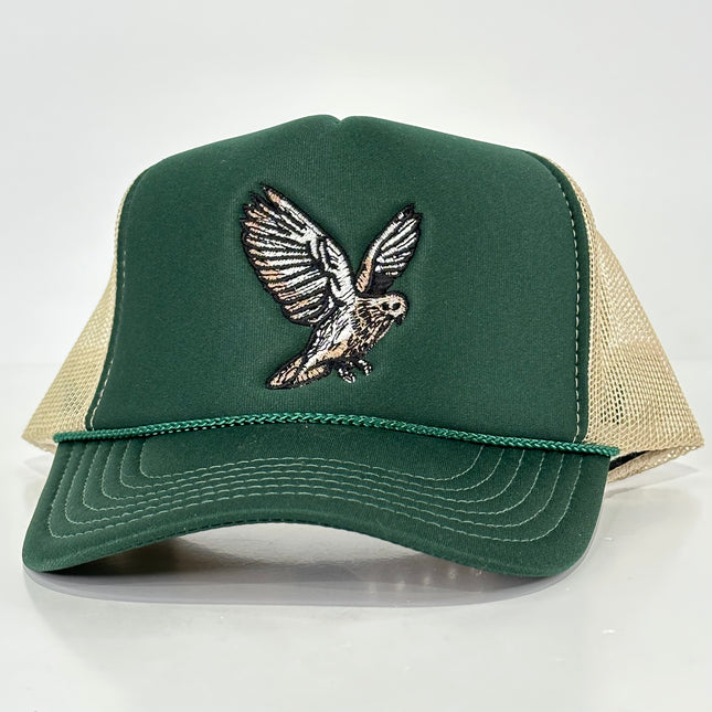 DOVE HUNTING HAT Khaki Mesh Green Foam Front SnapBack Trucker Cap Hat