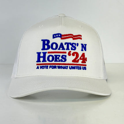 BOATS N HOES 24 HAT Custom Embroidered￼