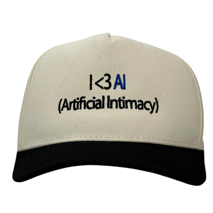 I LOVE AI HAT Custom Embroidered