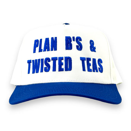 Plan B’s & Twisted Teas Blue Snapback Cap Hat Custom Embroidered