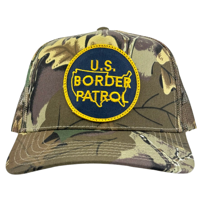 US Border Patrol Camo Hat True Vintage Patch