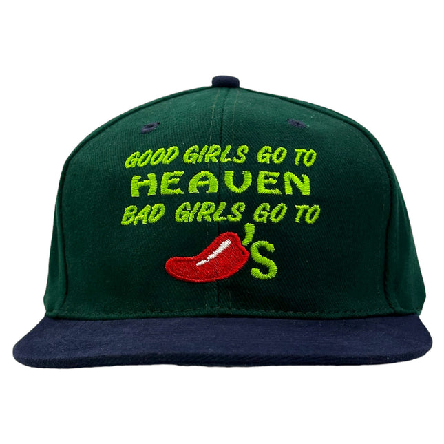 GOOD GIRLS GO TO HEAVEN HAT CUSTOM EMBROIDERY