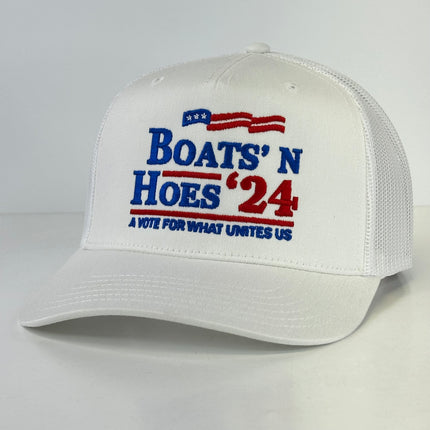 BOATS N HOES 24 HAT Custom Embroidered￼