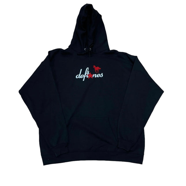 Custom order. Black deftones hoodie size 5x custom embroidery