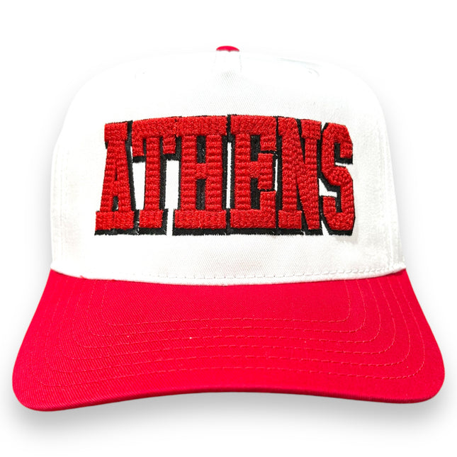 Athens Georgia Hat 3D CHAIN Stitch CUSTOM EMBROIDERY