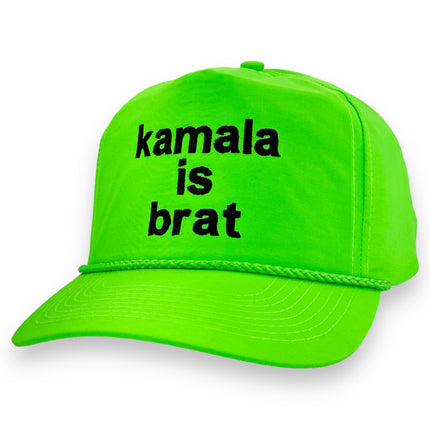 Kamala is Brat Hat Custom Embroidery