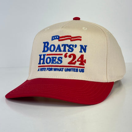 BOATS N HOES 24 HAT Custom Embroidered￼