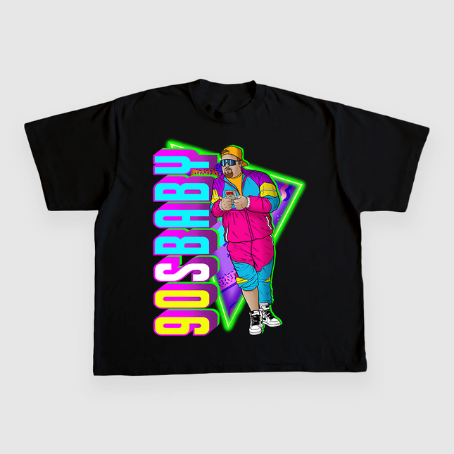 90S BABY JUSTIN STAGNER CUSTOM PRINTED T-SHIRT