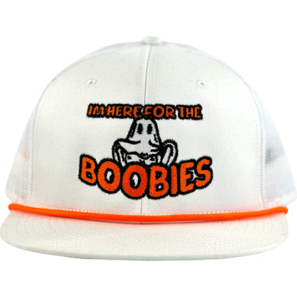 IM HERE FOR THE BOOBIES HAT