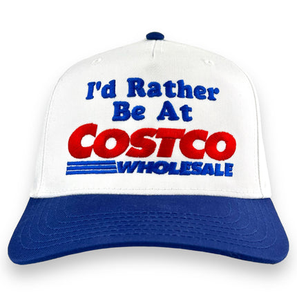 I’d Rather Be At Costco Hat Custom Embroidered