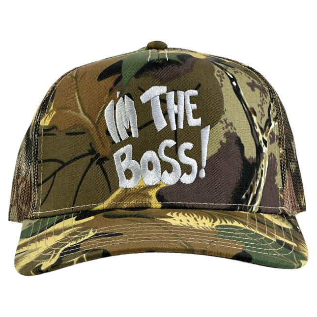 IM THE BOSS HAT CUSTOM EMBROIDERY