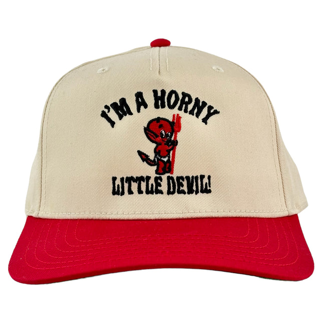 IM A HORNY LITTLE DEVIL HAT Custom Embroidery