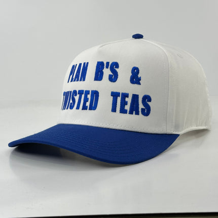 Plan B’s & Twisted Teas Blue Snapback Cap Hat Custom Embroidered