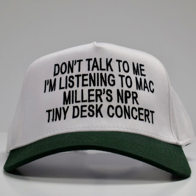 I'd rather be golfing in dark Green on a Tan SnapBack Hat Cap with Rop –  Old School Hats