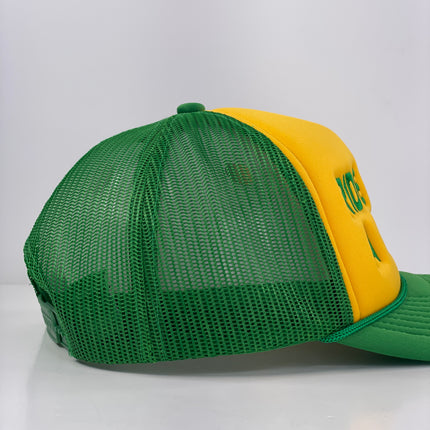 Ride Me Like A Tractor Green/Yellow Mesh SnapBack Custom Embroidered Hat