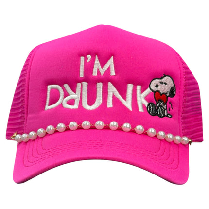 IM DRUNK HAT Custom Embroidered