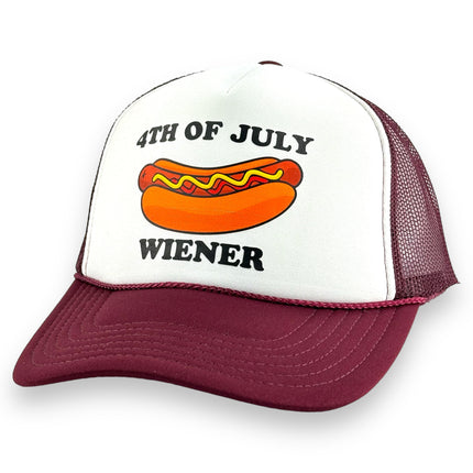 4th OF JULY WIENER HAT Printed