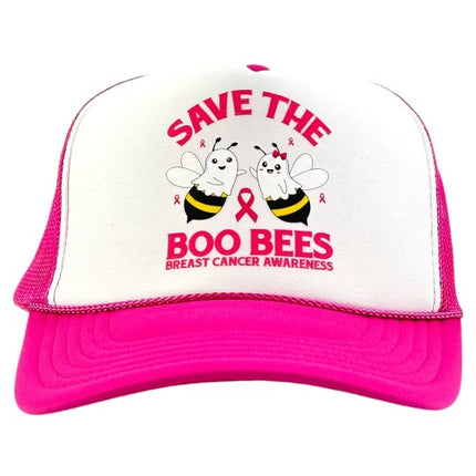 Save the boobies pink mesh trucker SnapBack hat cap custom print