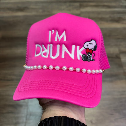 IM DRUNK HAT Custom Embroidered