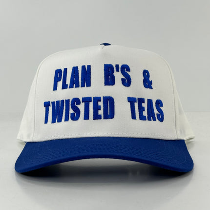 Plan B’s & Twisted Teas Blue Snapback Cap Hat Custom Embroidered