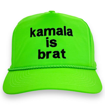 Kamala is Brat Hat Custom Embroidery