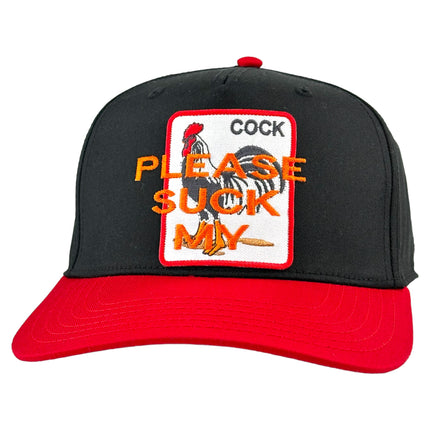 COCK PATCH & Custom Embroidered HAT