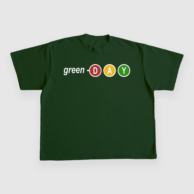 Green Day TOUR SHIRT CUSTOM PRINTED T-SHIRT