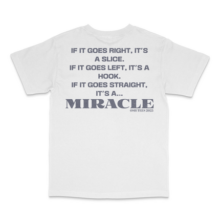 Golf Miracle Custom Printed T-shirt