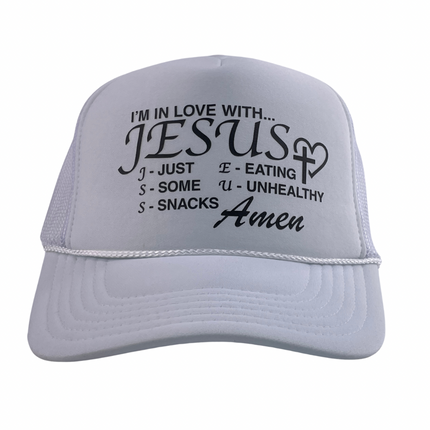 I’m in love with Jesus custom printed Hat