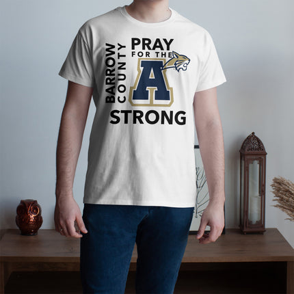 Pray for the A Barrow County Strong Apalachee High School Men’s T-shirt (100%) All proceeds from sales will be donated