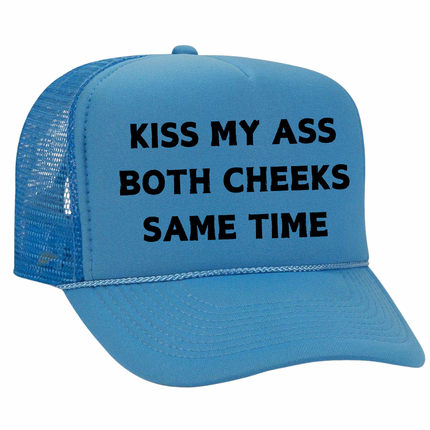 Kiss My Butt Trucker Hat Custom Printed