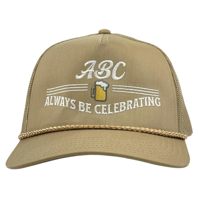 ABC Always Be Celebrating Mesh Trucker Hat