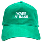 Green Strapback Dad Hat