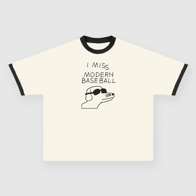 I Miss Modern Baseball Custom Printed T-Shirt