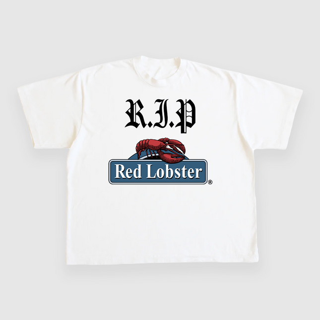 RIP RED LOBSTER CUSTOM PRINTED T-SHIRT