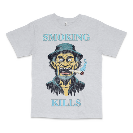 Smoking Kills Custom Printed T-Shirt