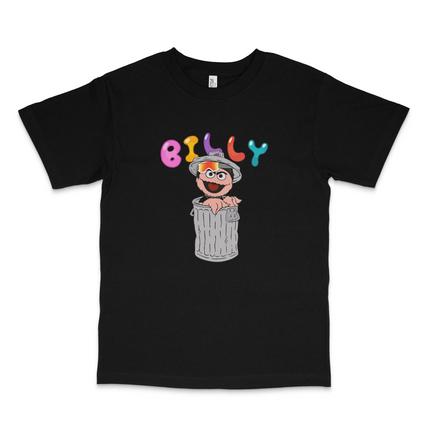 Billy Trashcan Custom Printed T-Shirt Billy is Terrible