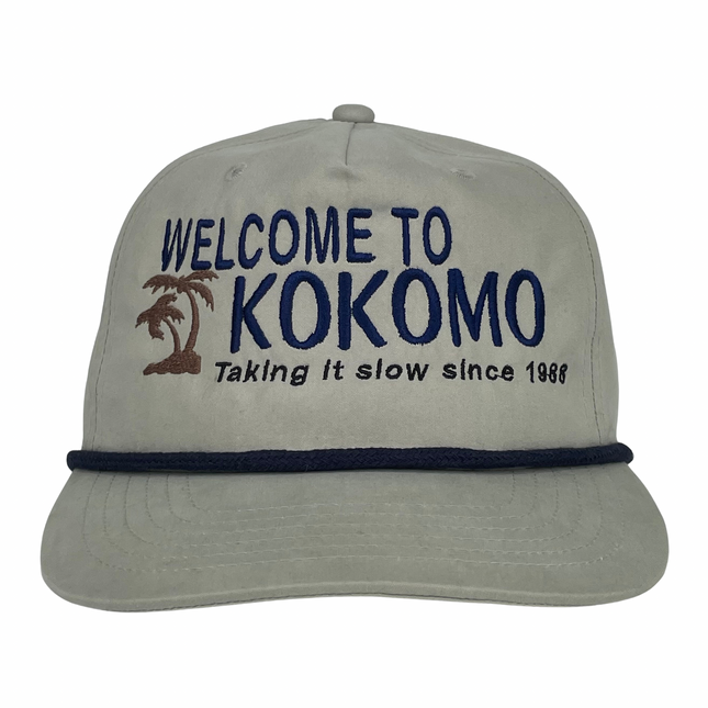 Welcome to Kokomo Custom Embroidered Rope SnapBack