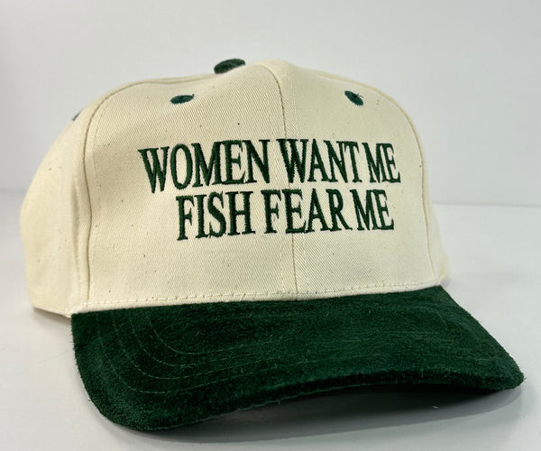 Vintage Fishing Hat // Funny Trucker Hat // Wanted Women to Cook