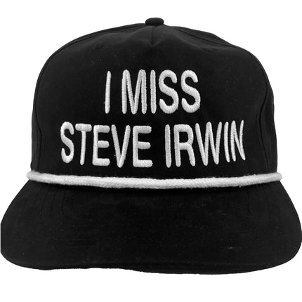 I miss Steve Irwin custom embroidered Juggernaut Outdoors collab hat