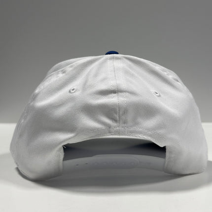 Hopzyns on a White crown blue crown SnapBack Hat Cap Custom Embroidery