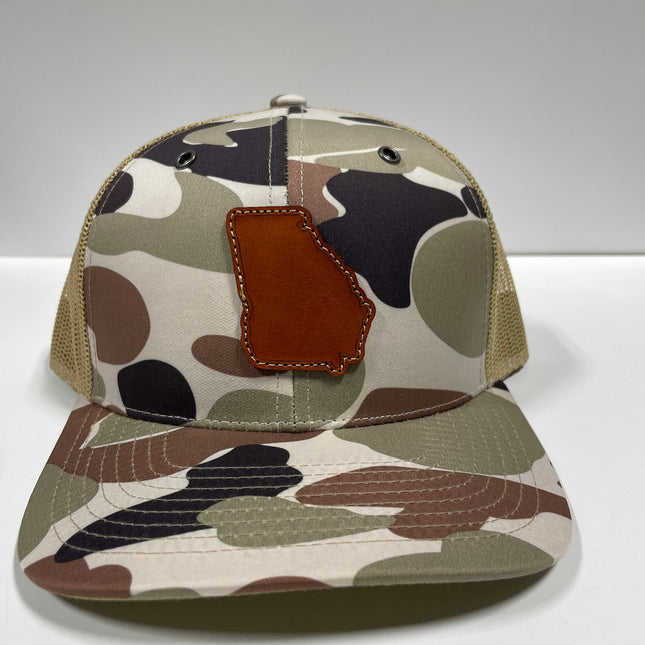 Star Crusher Camo Mesh Snapback Hat | Industrial Injection