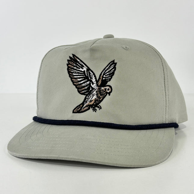 DOVE Navy Blue Rope SnapBack Cap Outdoors Hat Custom Embroidered