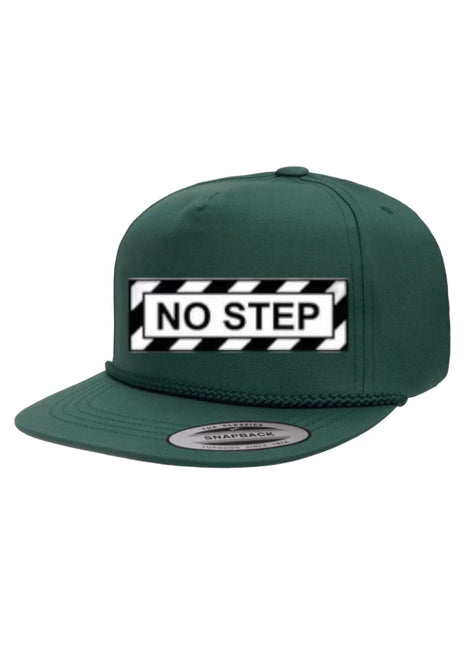 Custom order No Step on green Snapback hat cap Custom Embroidery