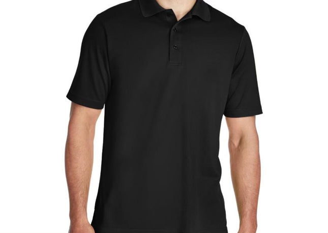 Custom order. 4 saving grace logo black polos custom embroidery