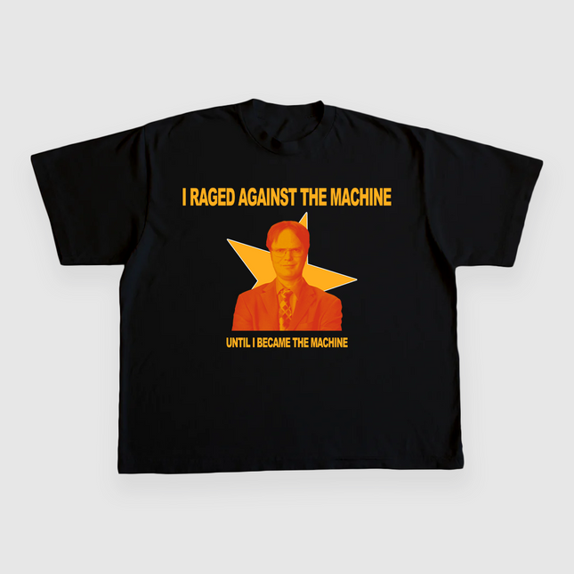 I RAGED AGAINST THE MACHINE CUSTOM PRINTED T-SHIRT